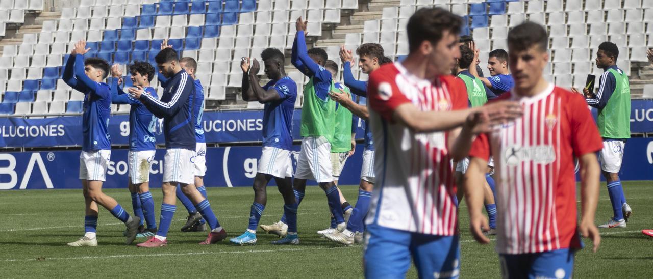 Una imagen del último Vetusta-Sporting B