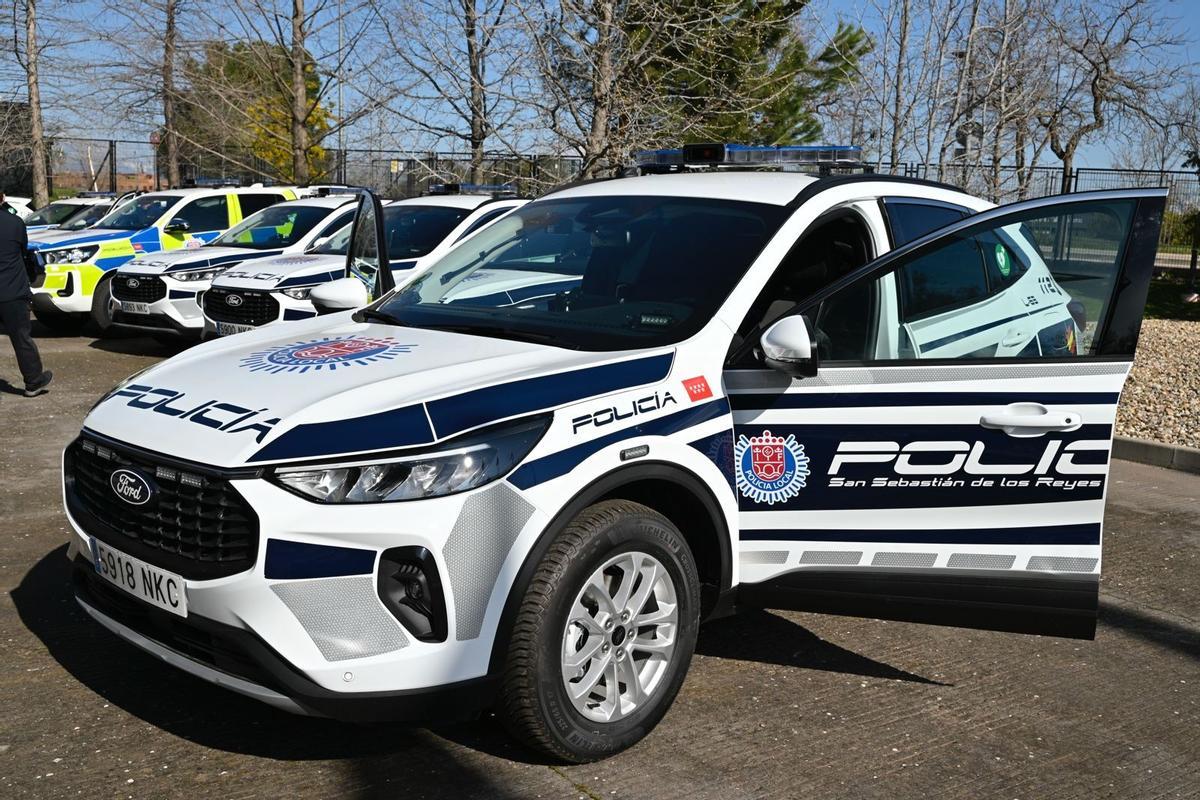Nuevos vehículos de la Policía Local de San Sebastián de los Reyes.