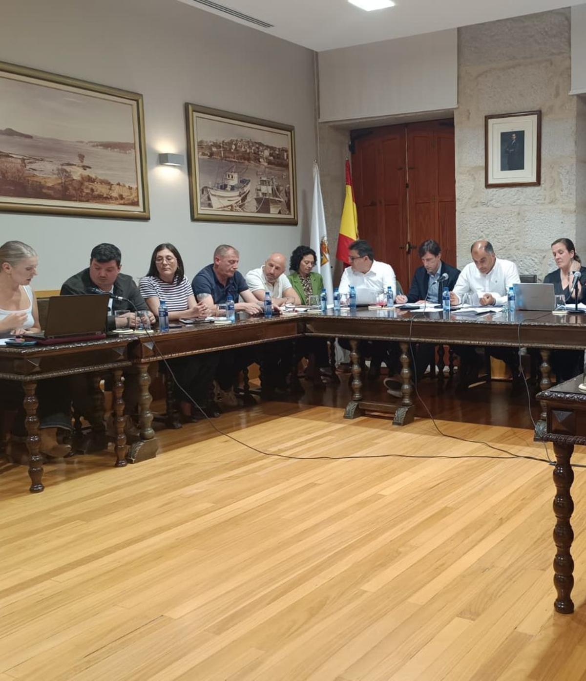 Pleno del Concello de Poio. | FDV