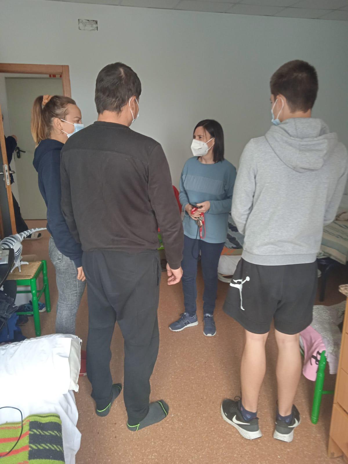 Otro detalle de una familia de Ucrania acogida