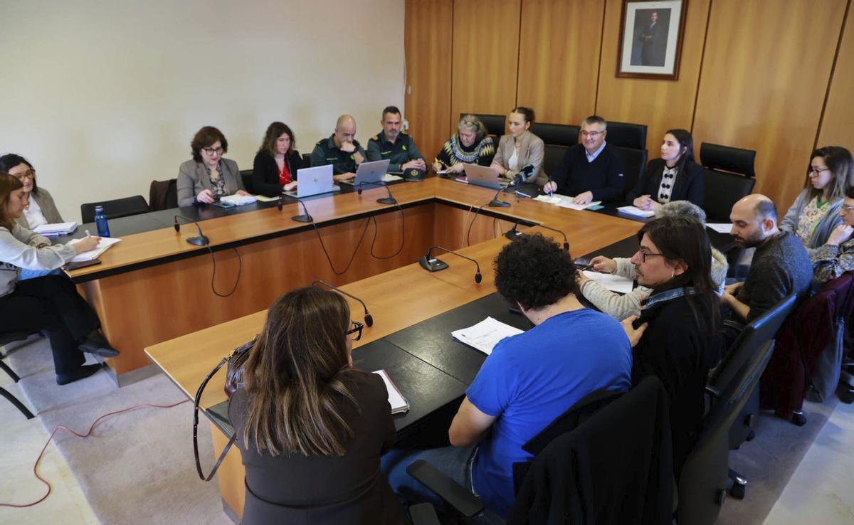 Reunión de la Mesa de coordinación contra la violencia de género de Ribadumia.