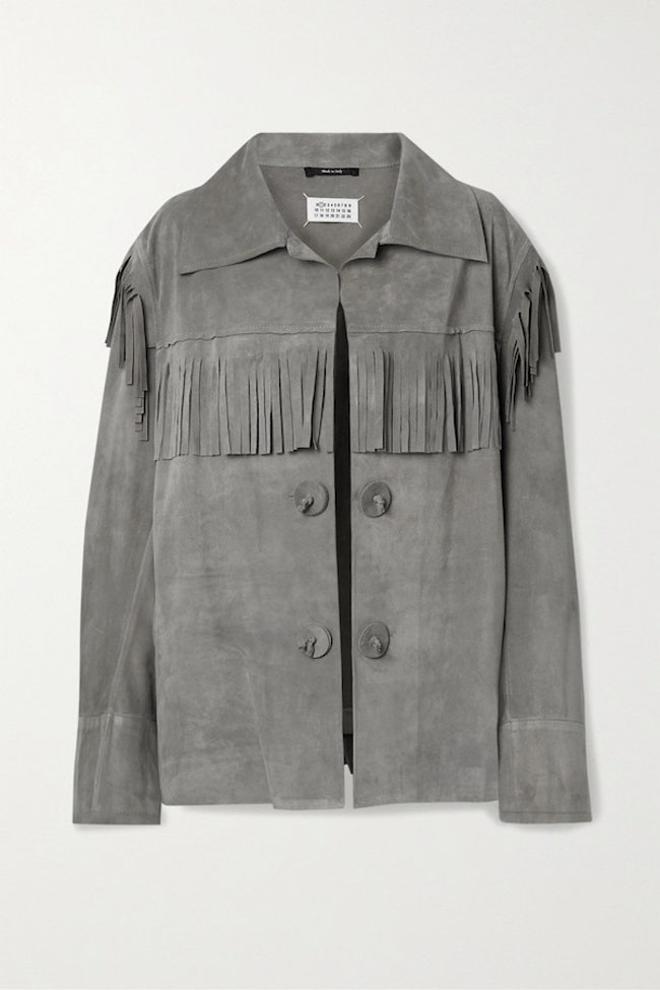 Cazadora 'cowboy' de piel gris, de Maison Margiela