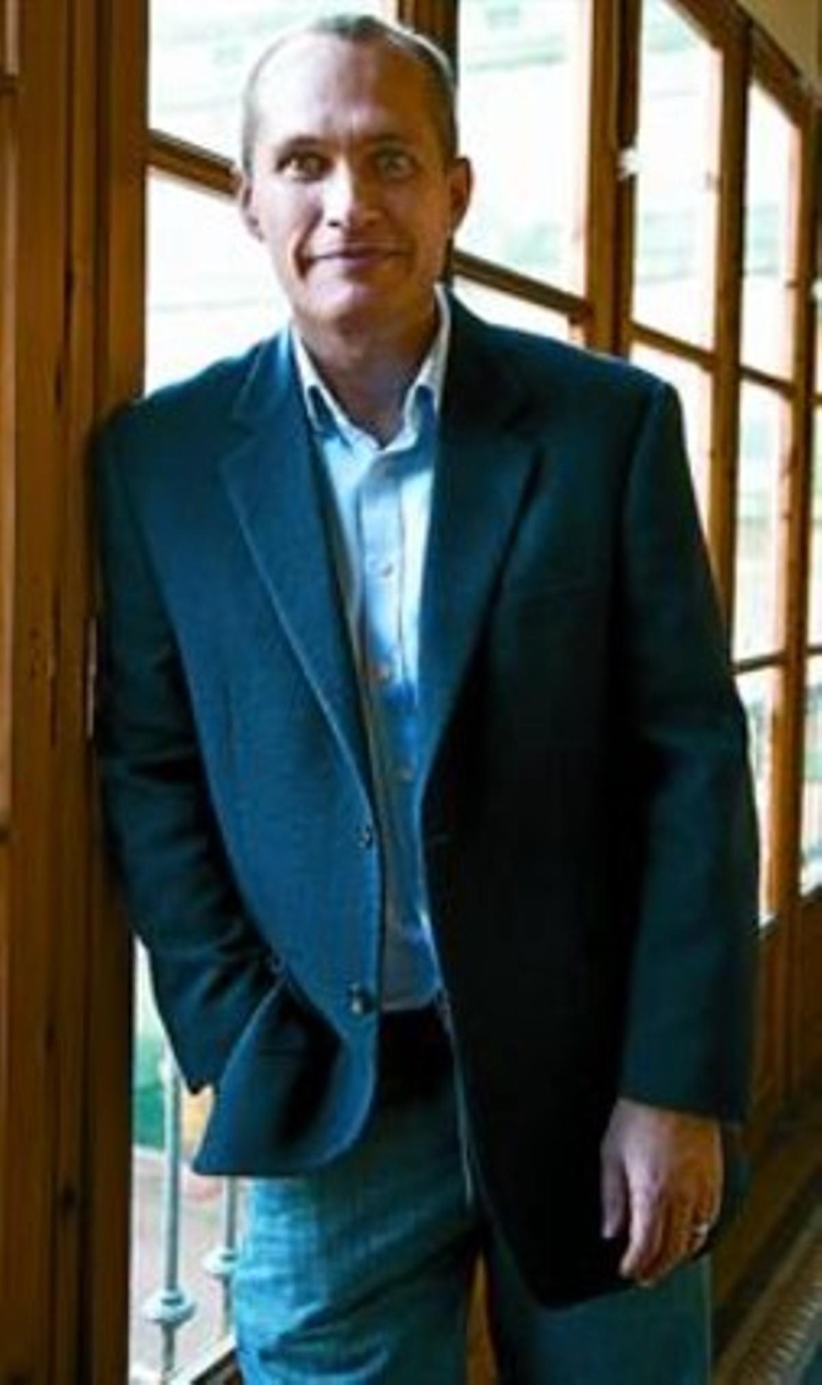 El nord-americà David Vann, dijous a Barcelona.