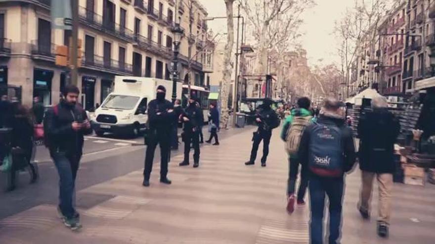 El vídeo dels Mossos sobre el 17A