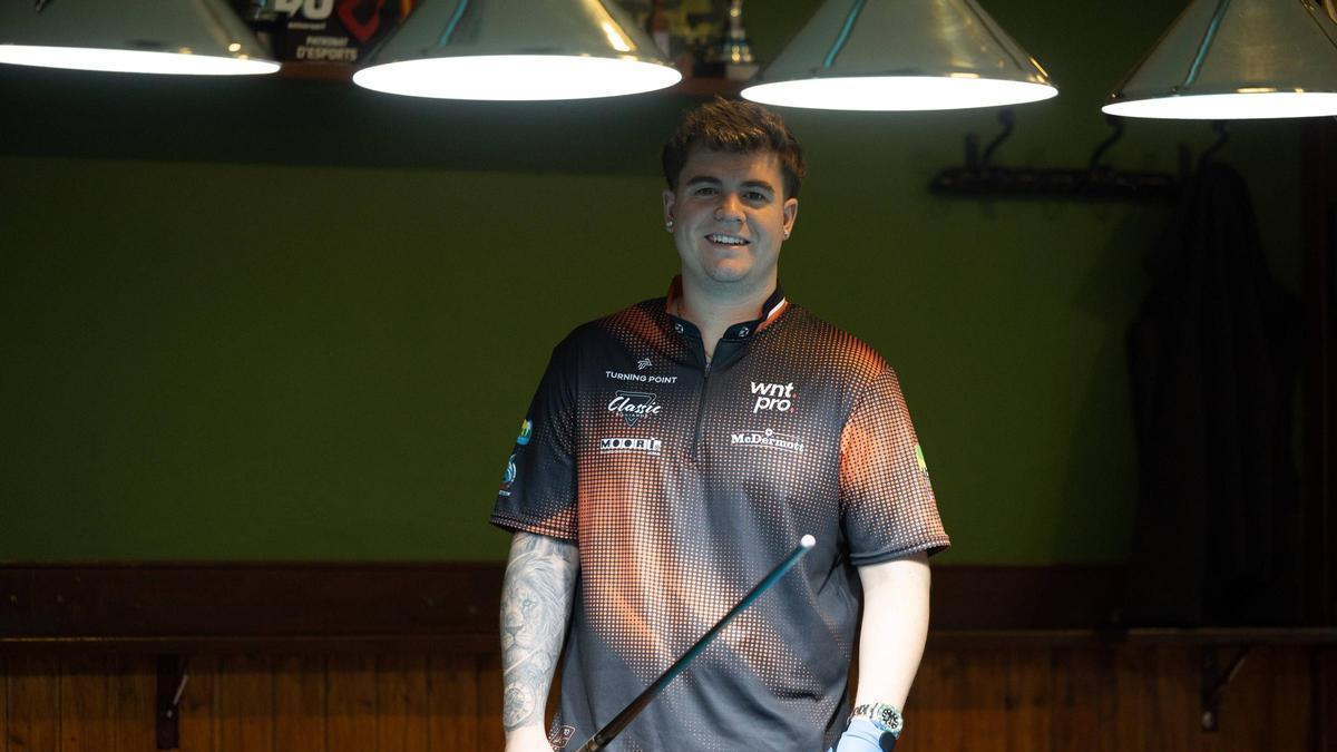 Jonás Souto, reciente campeón de Europa, en el Ilusions Pool Ibiza
