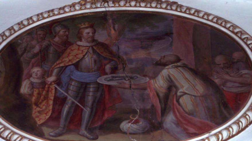 Pintura del camarín de la Virgen del Puig