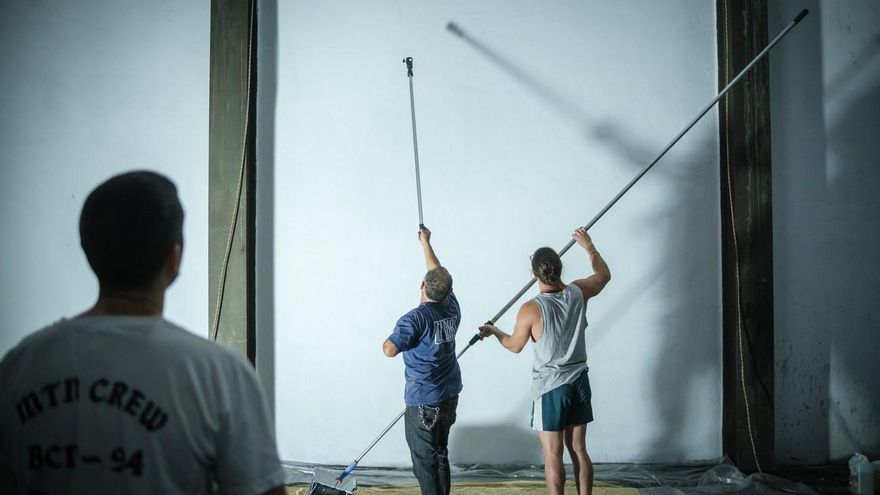 EL DÍA designs a mural to extol the spirit of the Islands and their speech on Canary Islands Day
