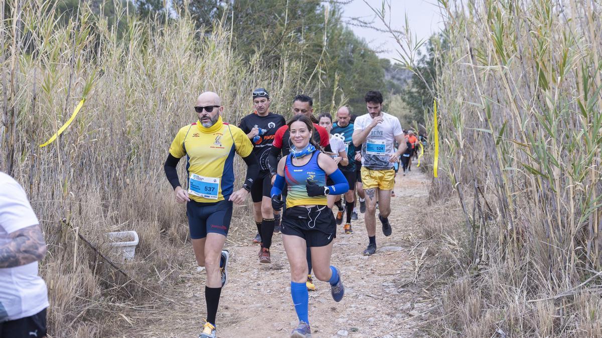 Participantes en el KM Vertical durante un parte del recorrido