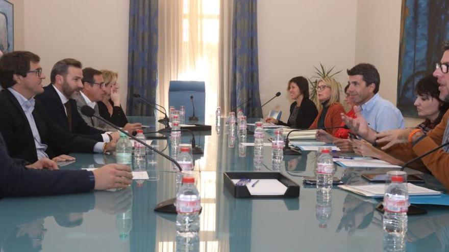 Una imagen de la reunión de la Junta de Gobierno de la Diputación celebrada este lunes.