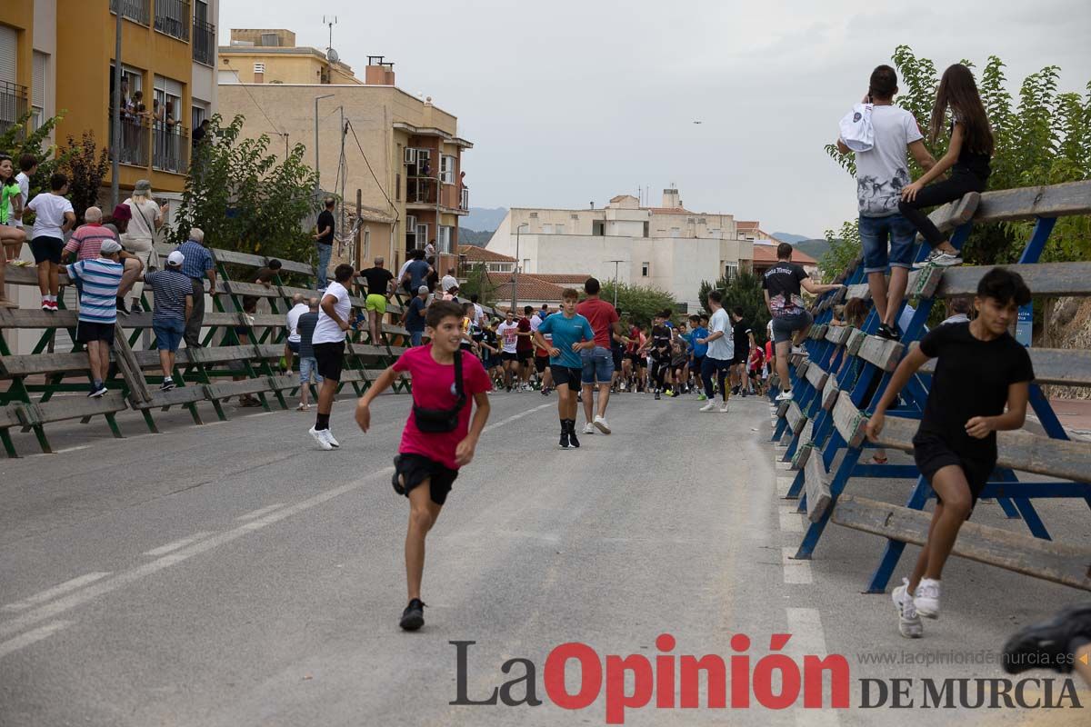 Chupinazo y encierro chico en Calasparra