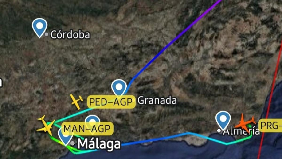 El viento forzó el desvío de algunas aeronaves a otros aeropuertos andaluces.