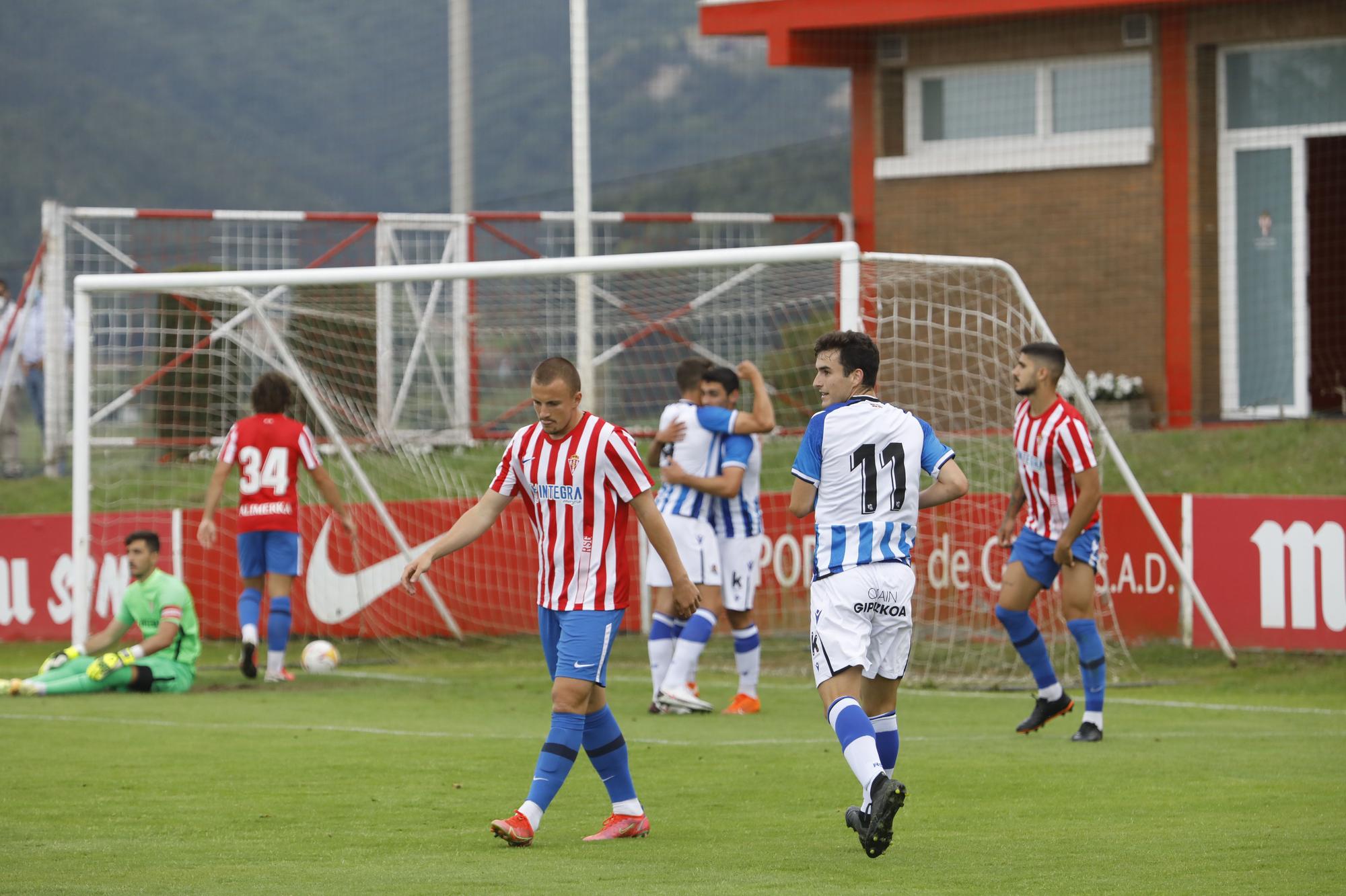 Sporting - Real Sociedad B, en imágenes