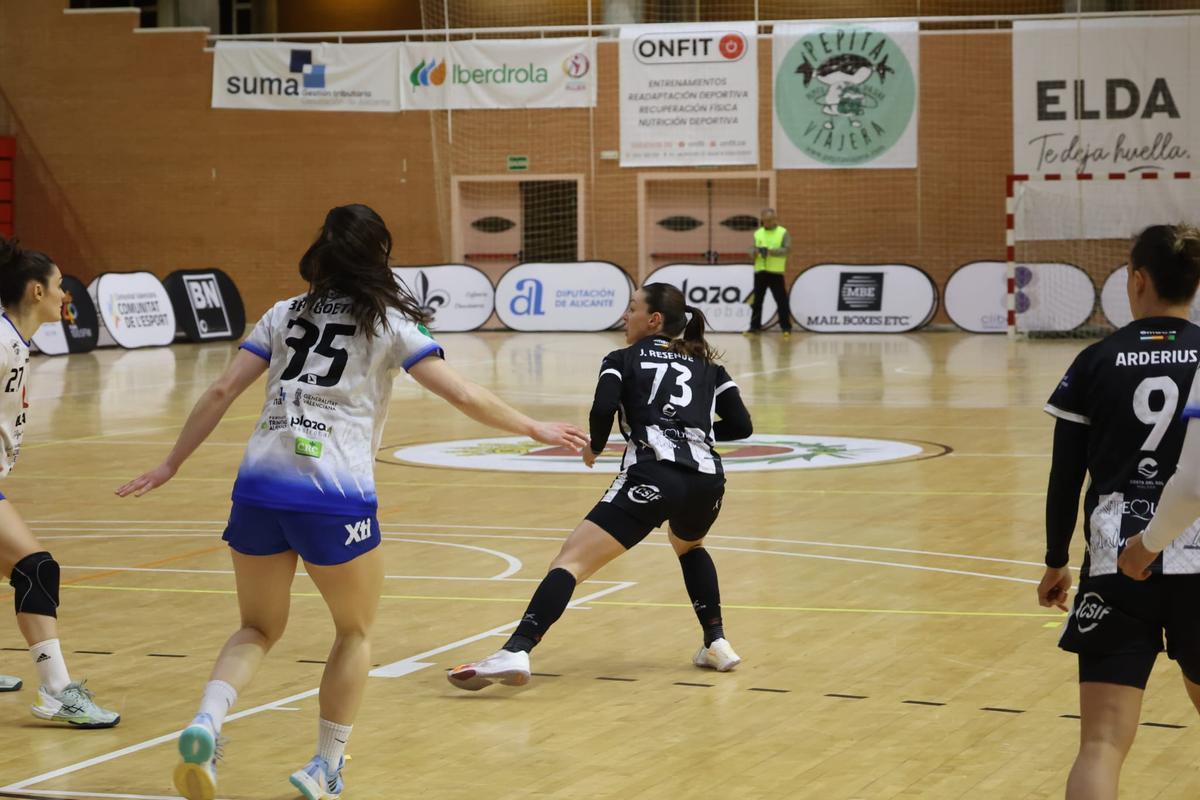Joana Resende, este sábado ante el Elda Prestigio.