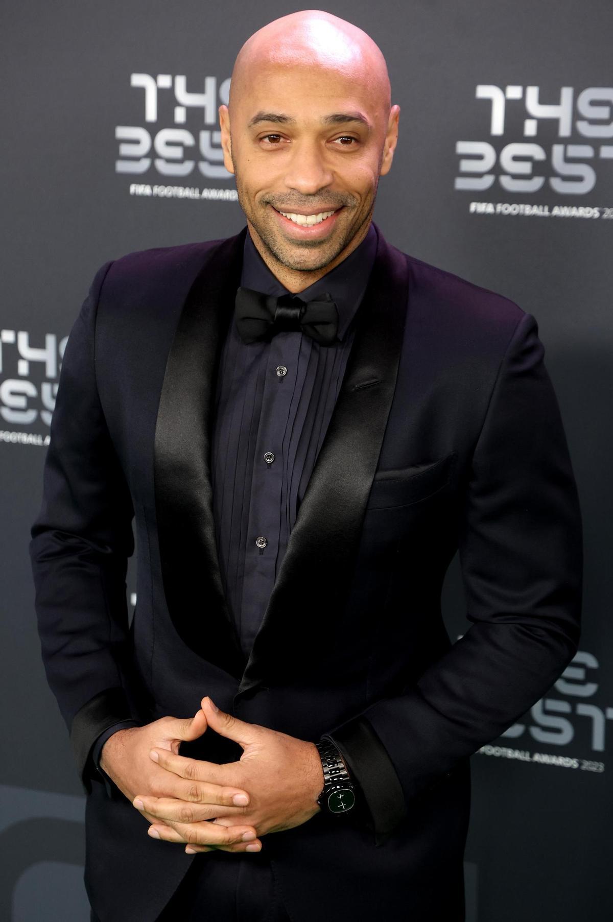 La alfombra roja de los premios The Best FIFA 2023. Thierry Henry La alfombra roja de los premios The Best FIFA 2023. Thierry Henry