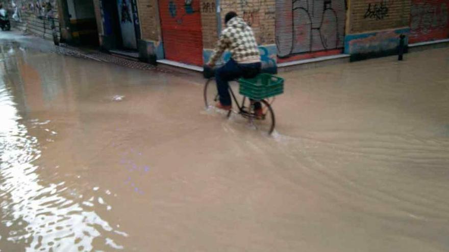 Inundación en Santa Eulalia