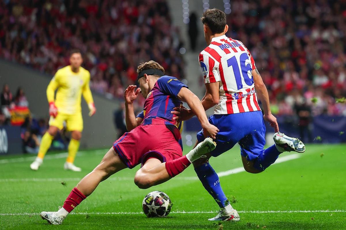Las mejores imágenes del Atlético - Barça de Champions League
