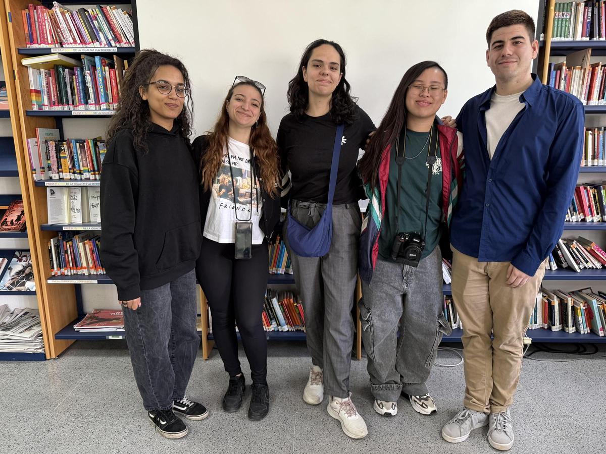 Cristina Dellisanti, Simone Pedarra, Myriam Marco, Gisela Serra y Nico Marí.