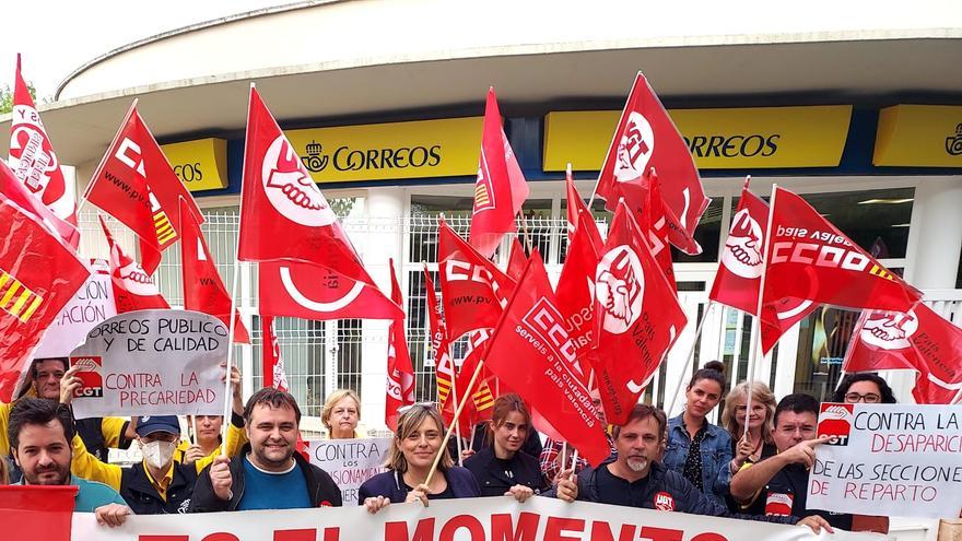 Los sindicatos denuncian el &quot;derribo&quot; del servicio de Correos en Castellón