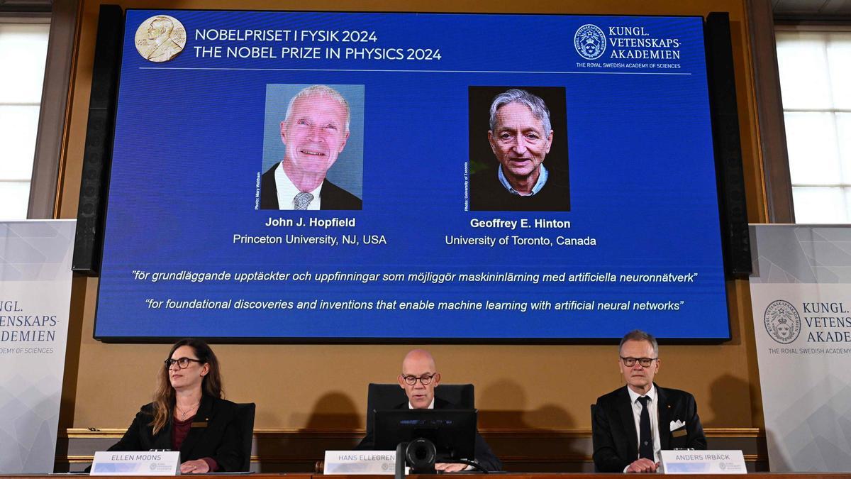 John J. Hopfield y Geoffrey E. Hinton, Premio Nobel de Física 2024