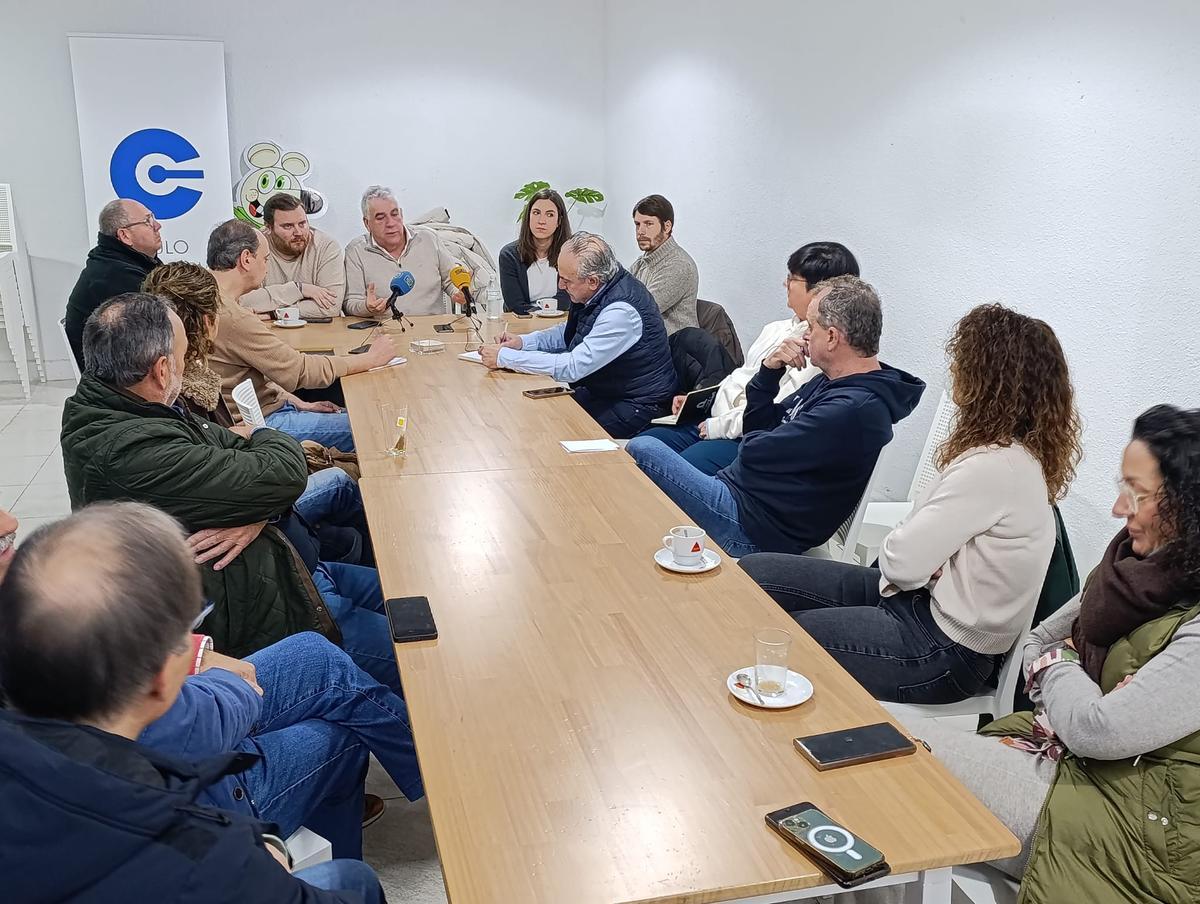 Representantes del Círculo Empresarial Moralo, durante el último encuentro celebrado recientemente.