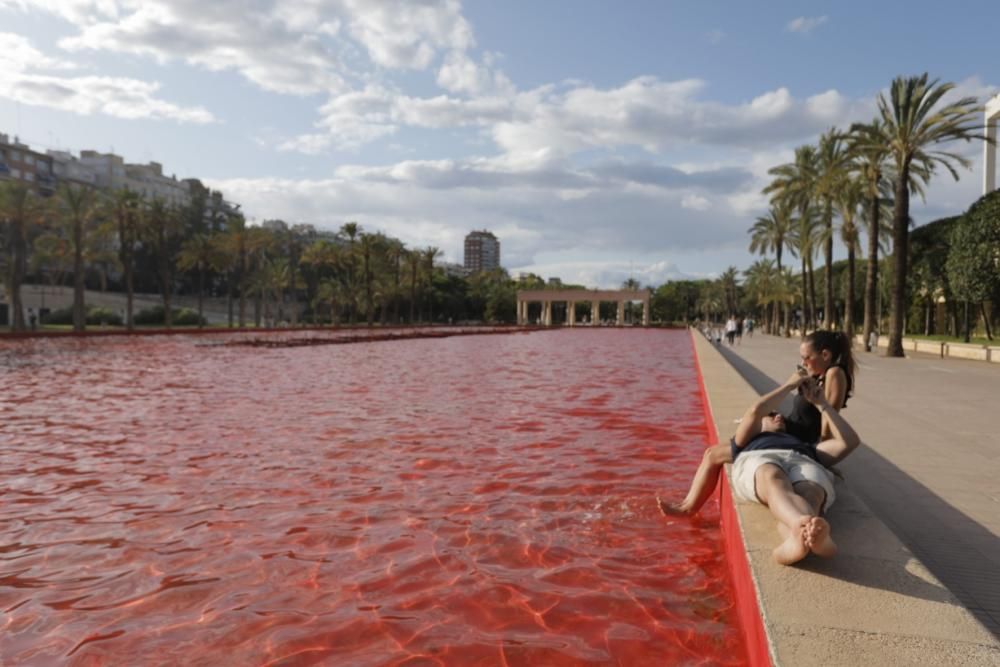 Cómo era y cómo es la fuente del Palau de la Música