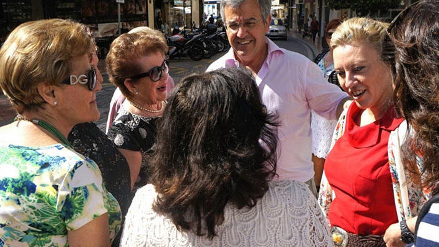 Carolina España y José María García Urbano, este lunes.