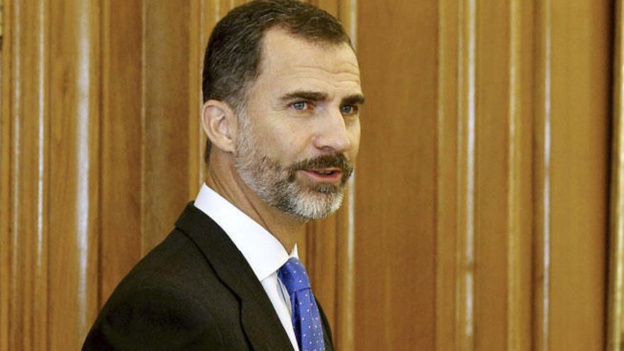 Felipe VI elude contestar sobre la imputación de la Infanta