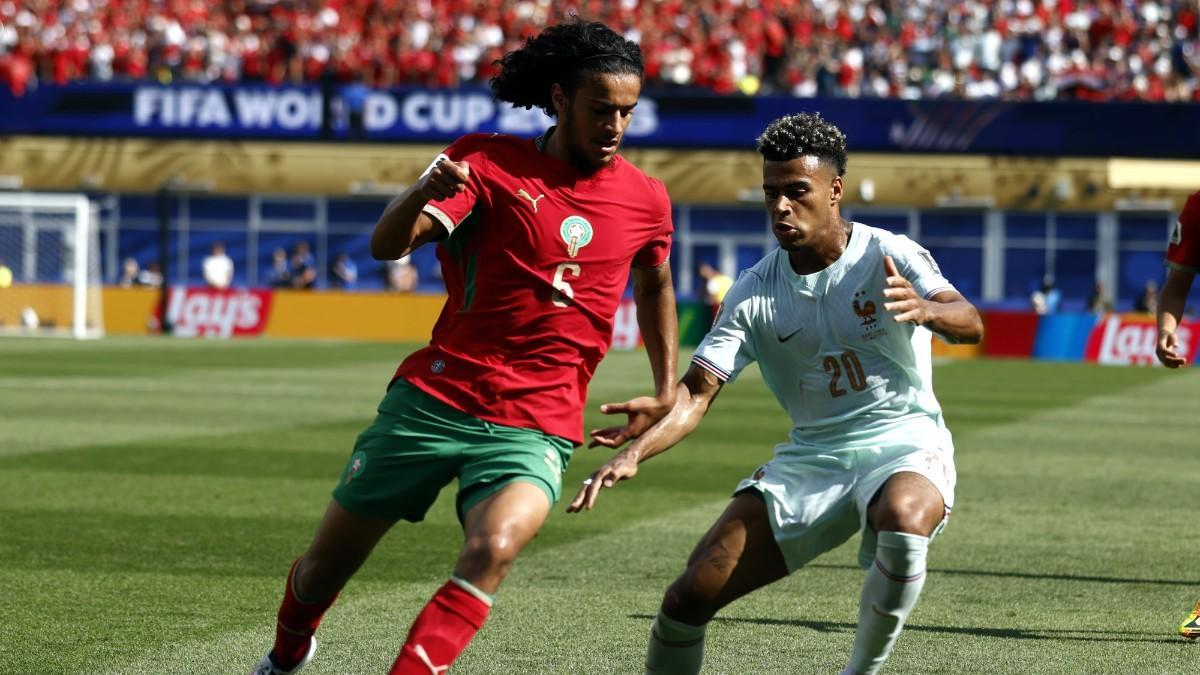 Ayoubb Bouaddi, durante el Mundial 2026