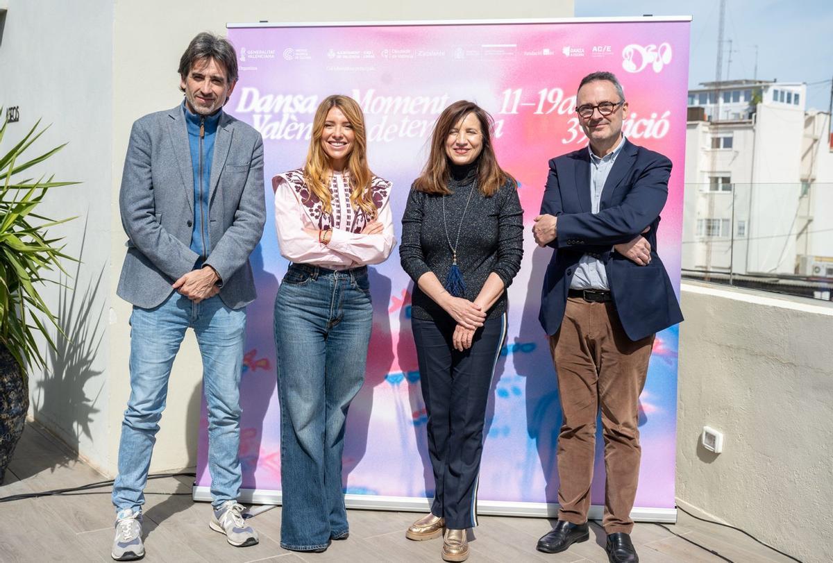 Moreno, Mora, Alonso y López Jamar, durante la presentación