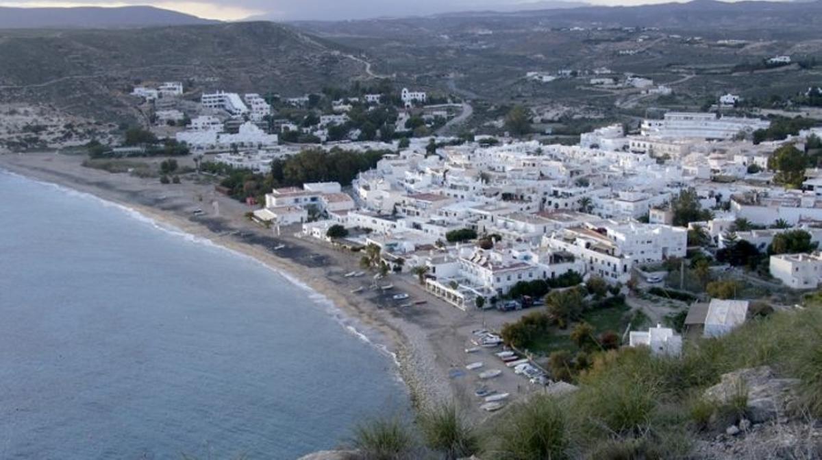 Vista aérea de Agua Amarga.