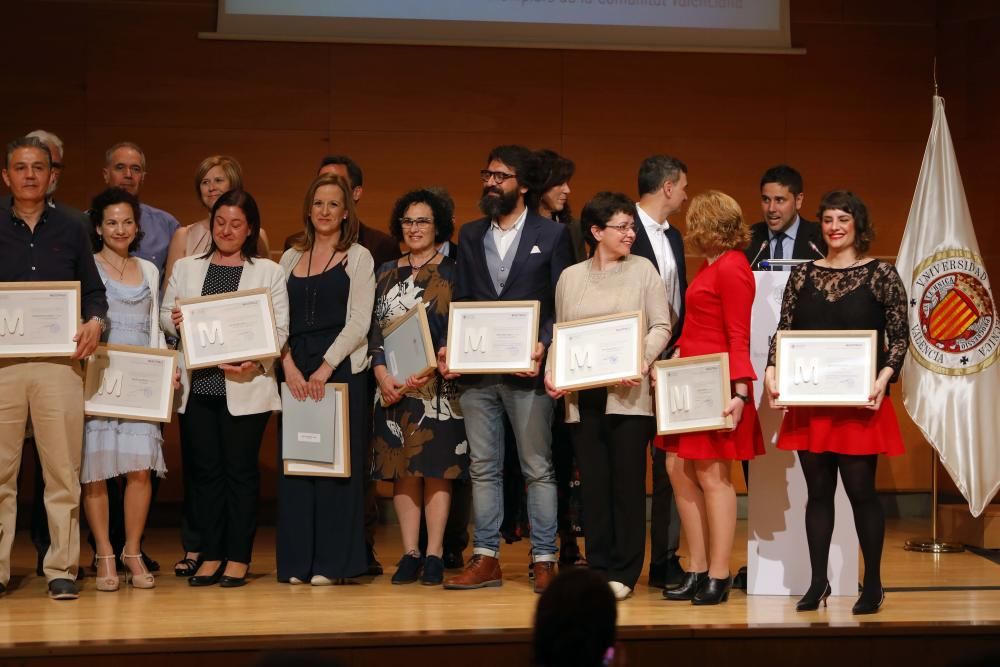 Homenaje en la UPV a profesores de Secundaria que dejan huella