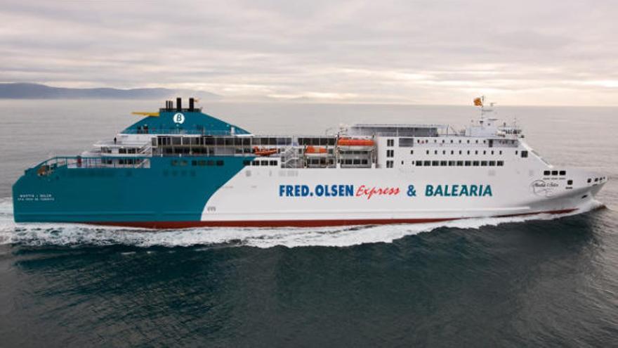 El ferry Martín i Soler es la última incorporación a la flota de Fred. Olsen Express.