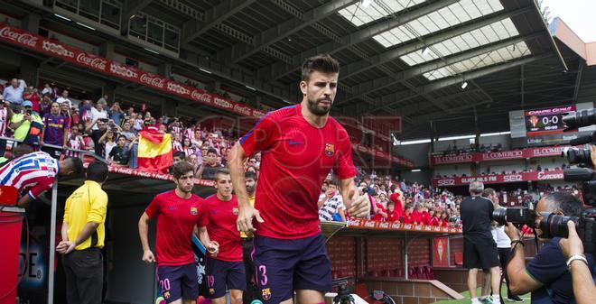 Las imágenes del  Sporting de Gijón, 0 - FC Barcelona, 5