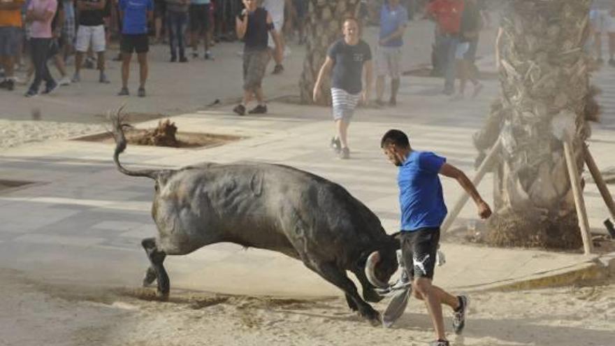 Las fiestas del Grau registran un 38 % más de heridos en los toros