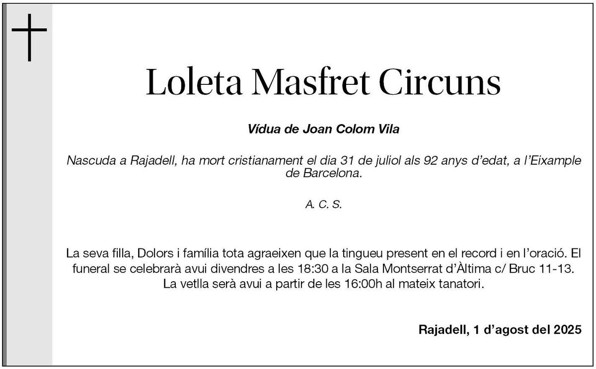 LOLETA MASFRED CIRCUNS