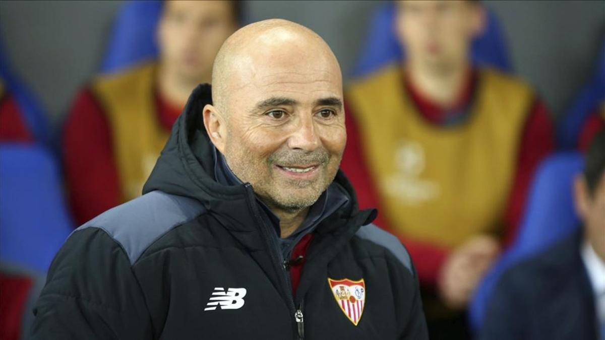 Jorge Sampaoli, entrenador del Sevilla