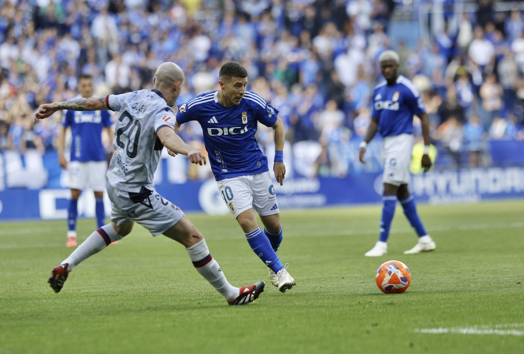 Así fue el partido entre el Oviedo y el Levante