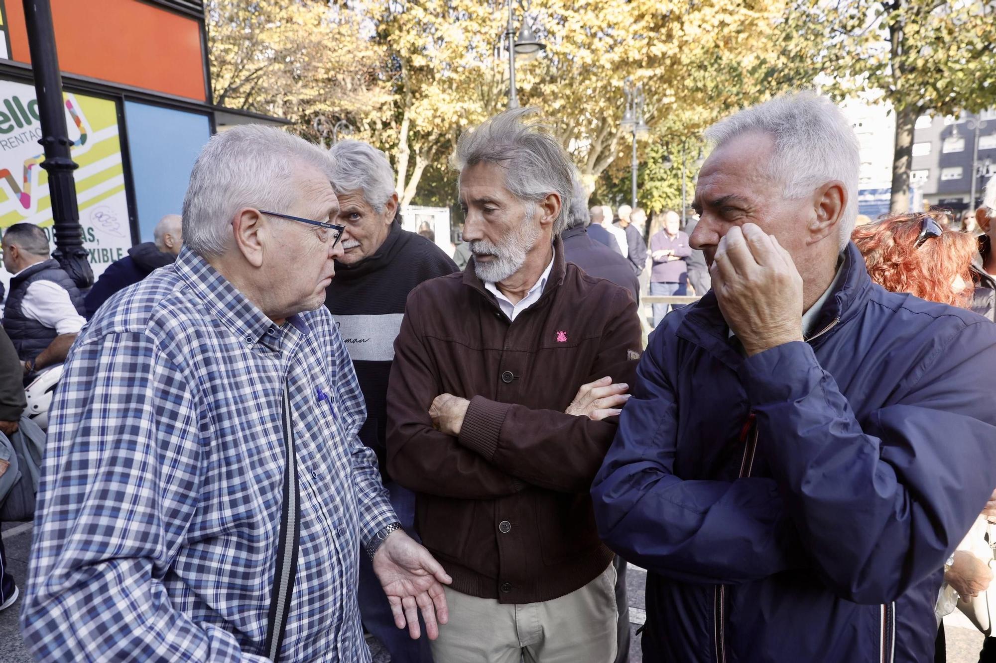 Funeral de José Manuel Espinosa, "Epi", exjugador del Sporting