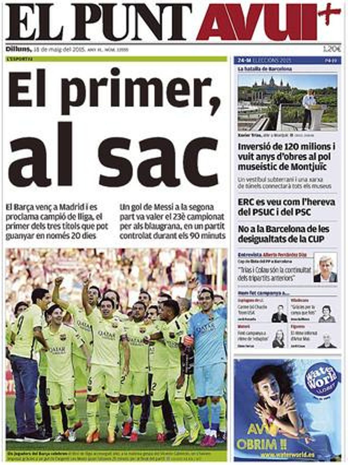 portada-el-punt-avui-18-05-2015 portada-el-punt-avui-18-05-2015