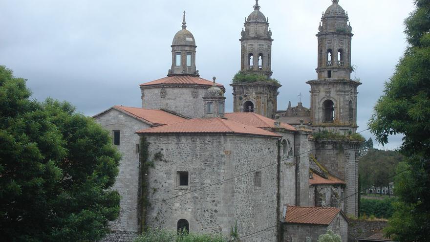 Parte trasera del monasterio de Sobrado dos Monxes.
