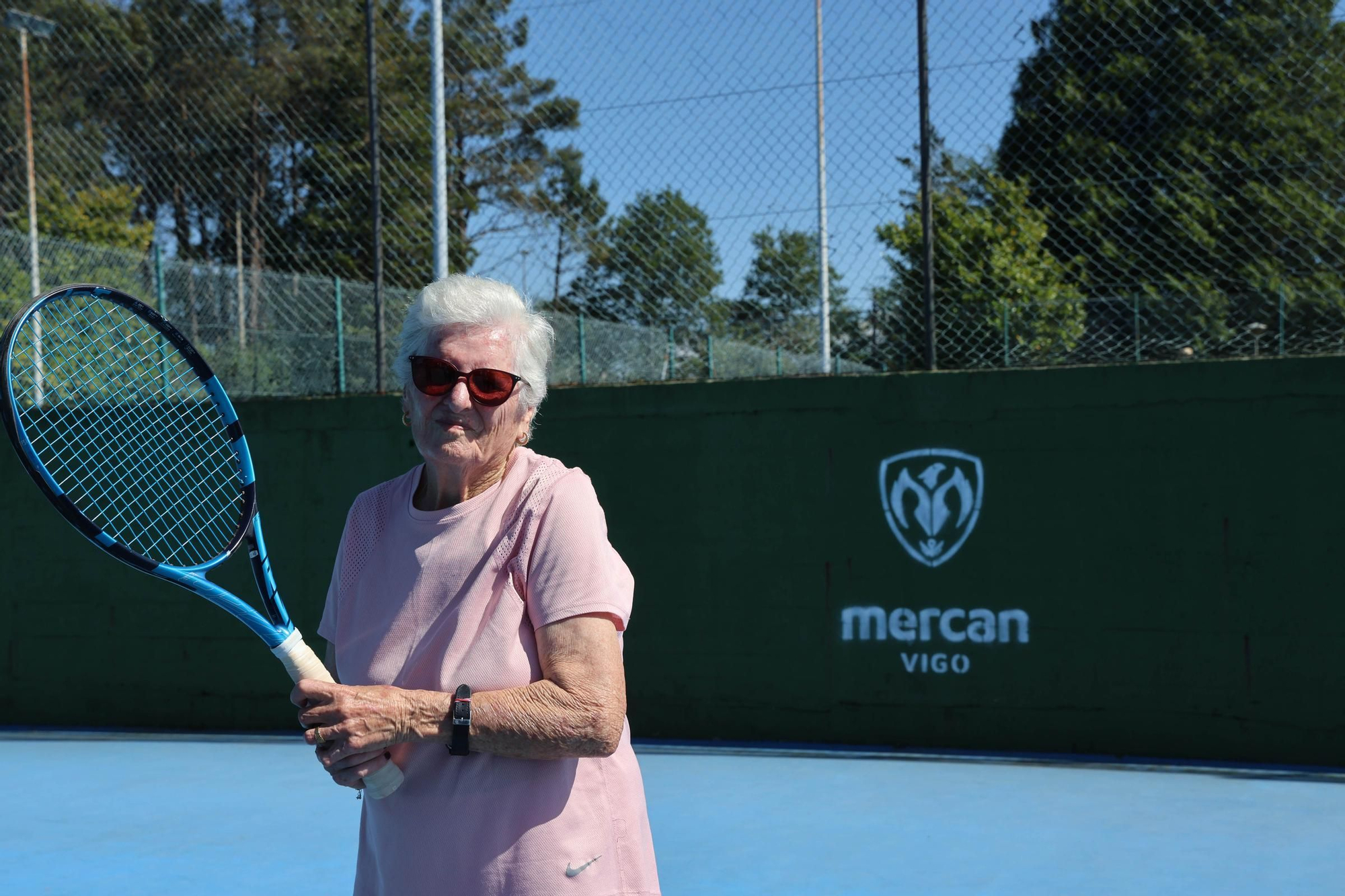 El ‘match ball’ de Esther a sus 90 años: “Estoy como una rosa”
