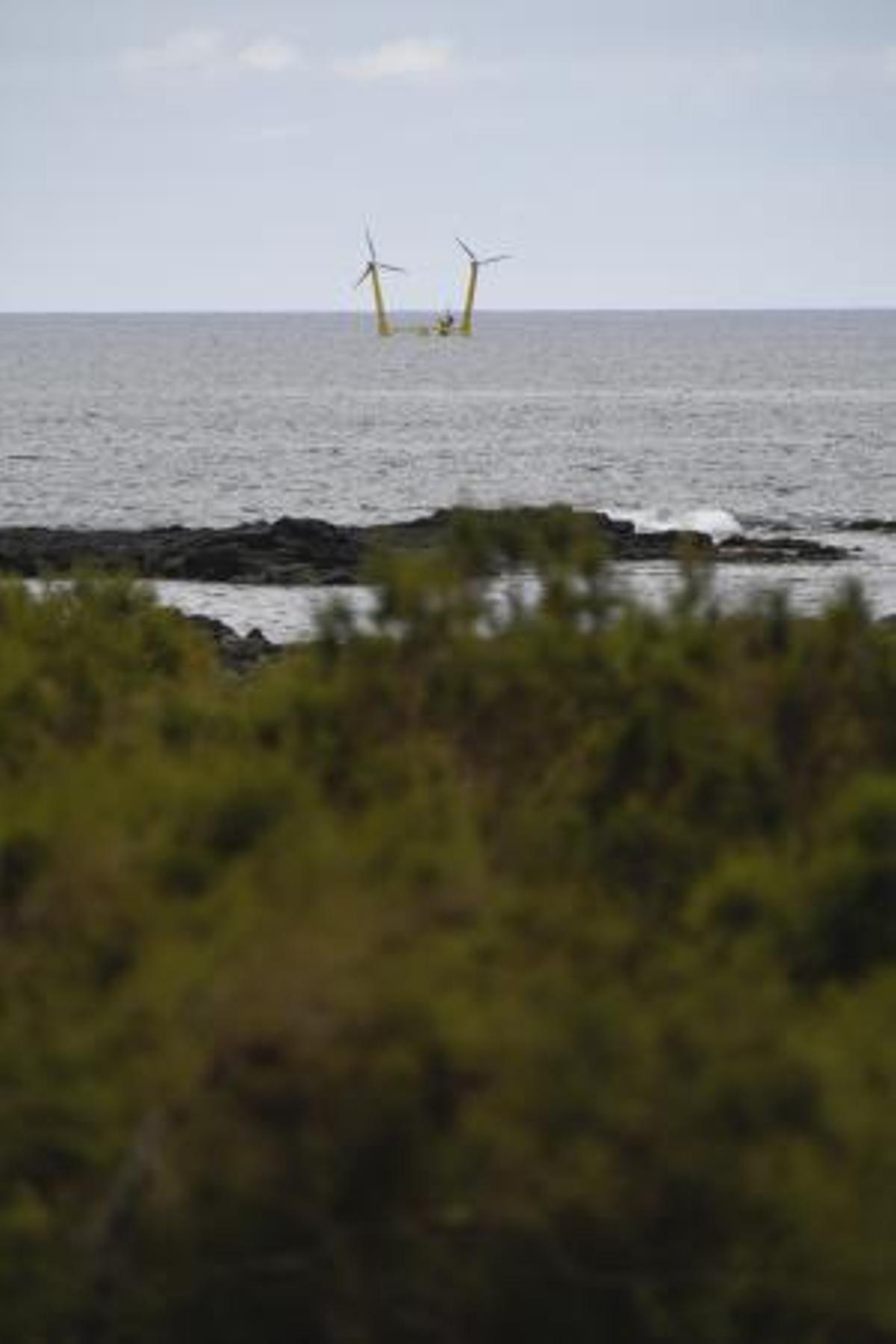Prototipo de aereogenerador de dos cabezas
