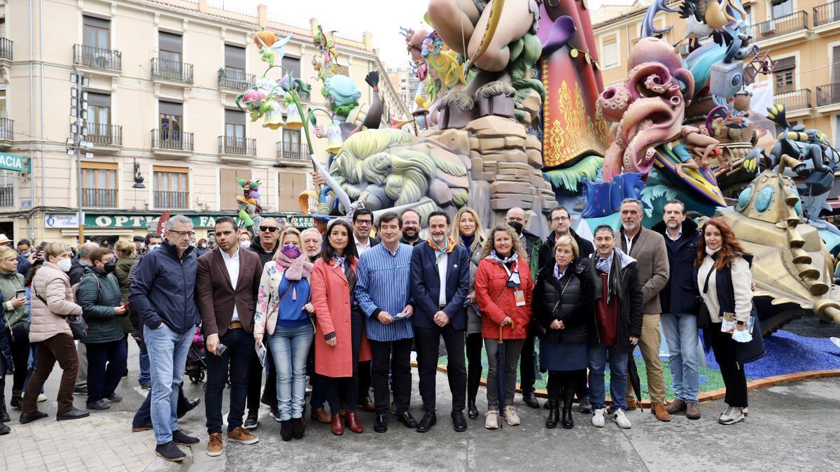 Cargos de Ciudadanos con Edmundo Bal en las pasadas fallas