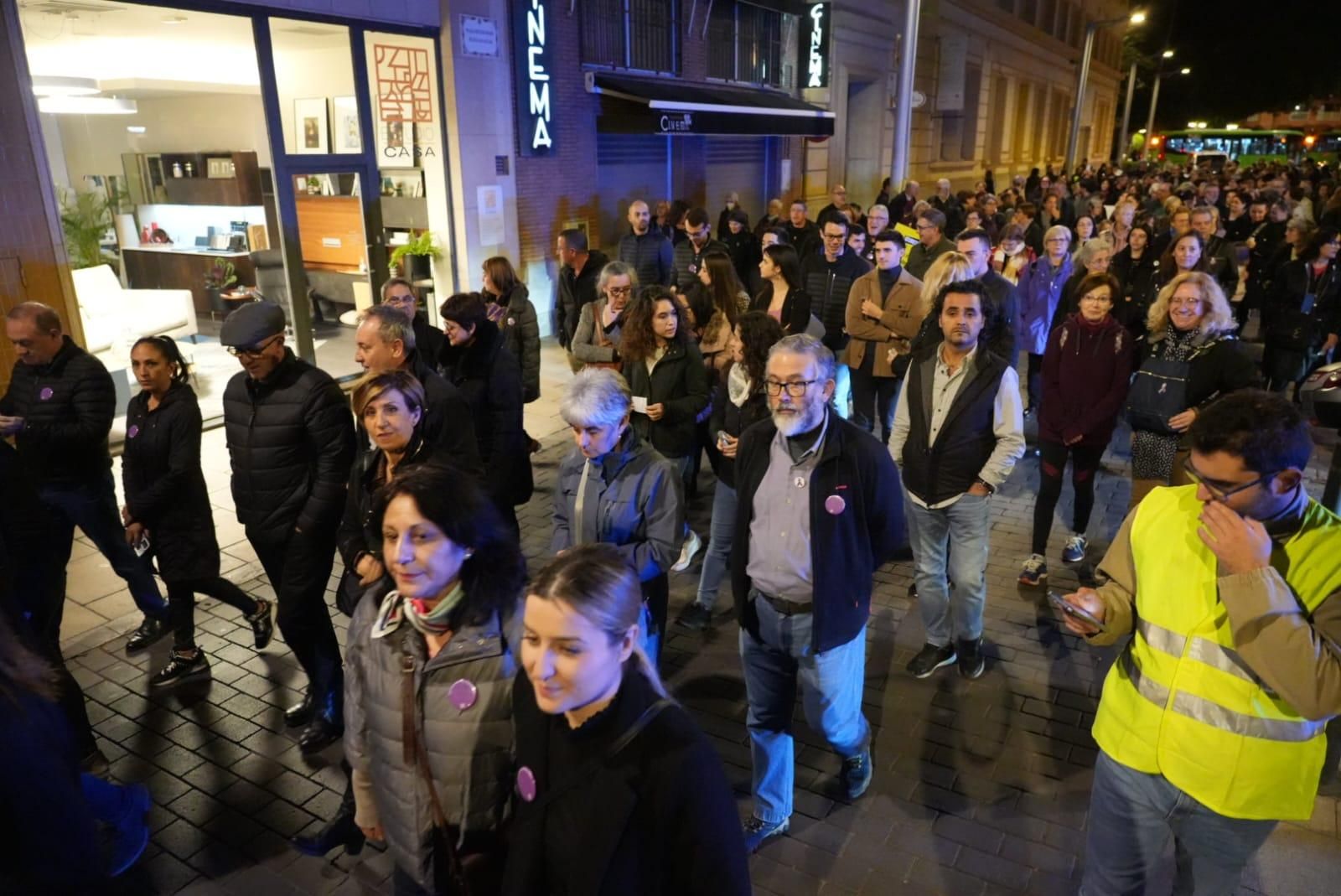 25-N en Castellón: La provincia clama contra la violencia machista. Imagen de Castelló