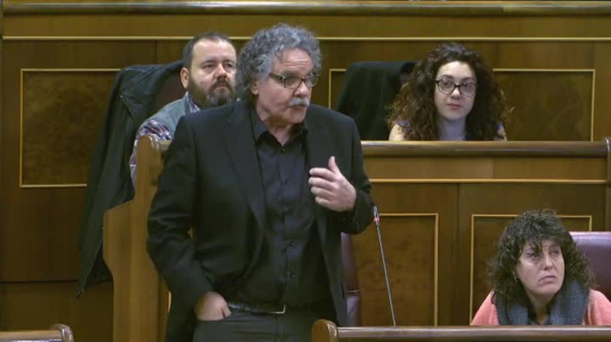 Joan Tardà ha llançat al Govern el missatge que els esperaran a la taula de negociació.