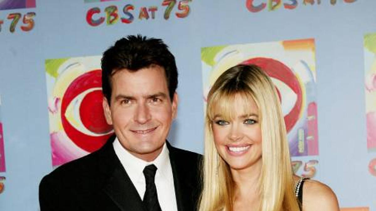 Charlie Sheen y Denise Richards