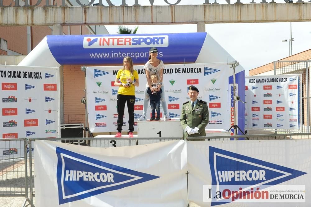 Media Maratón de Murcia: podios