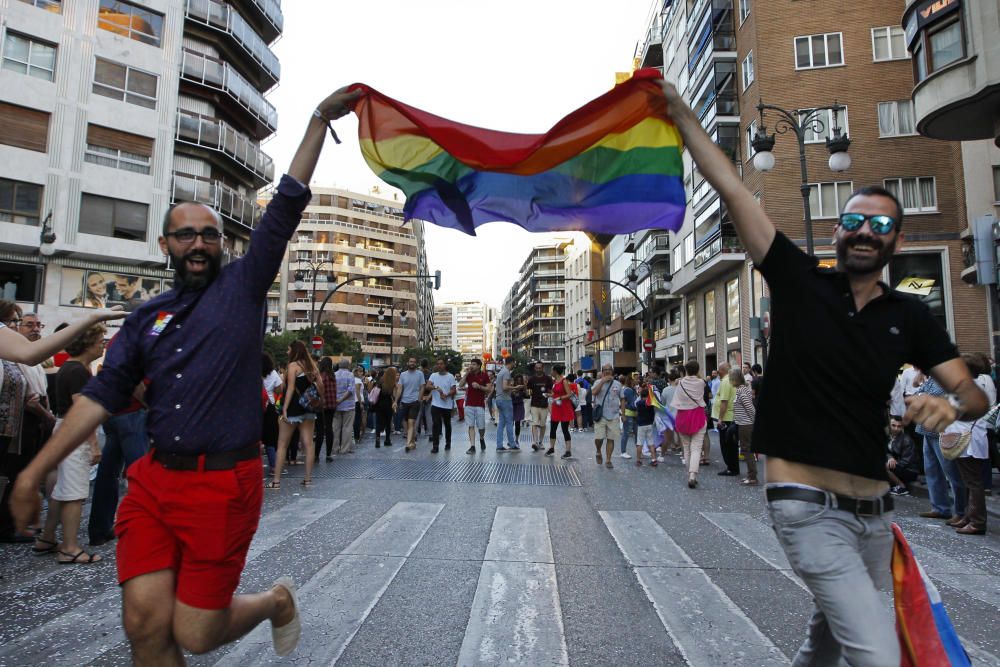 Manifestación del Orgullo LGTBi en Valencia