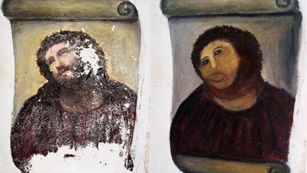 Antes y después del 'Ecce Homo' de Borja