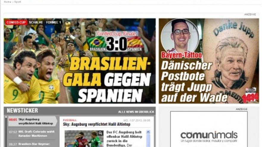 La final de la Copa Confederaciones, en la prensa internacional